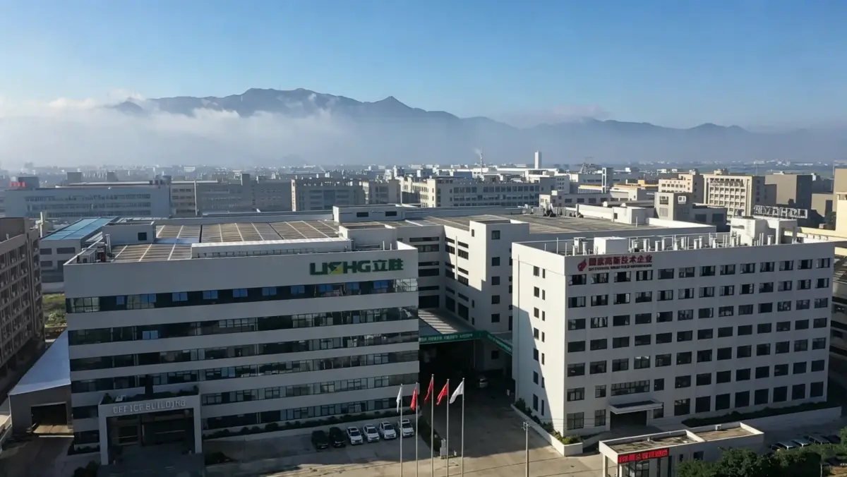 Yaoshg manufacturing campus aerial view